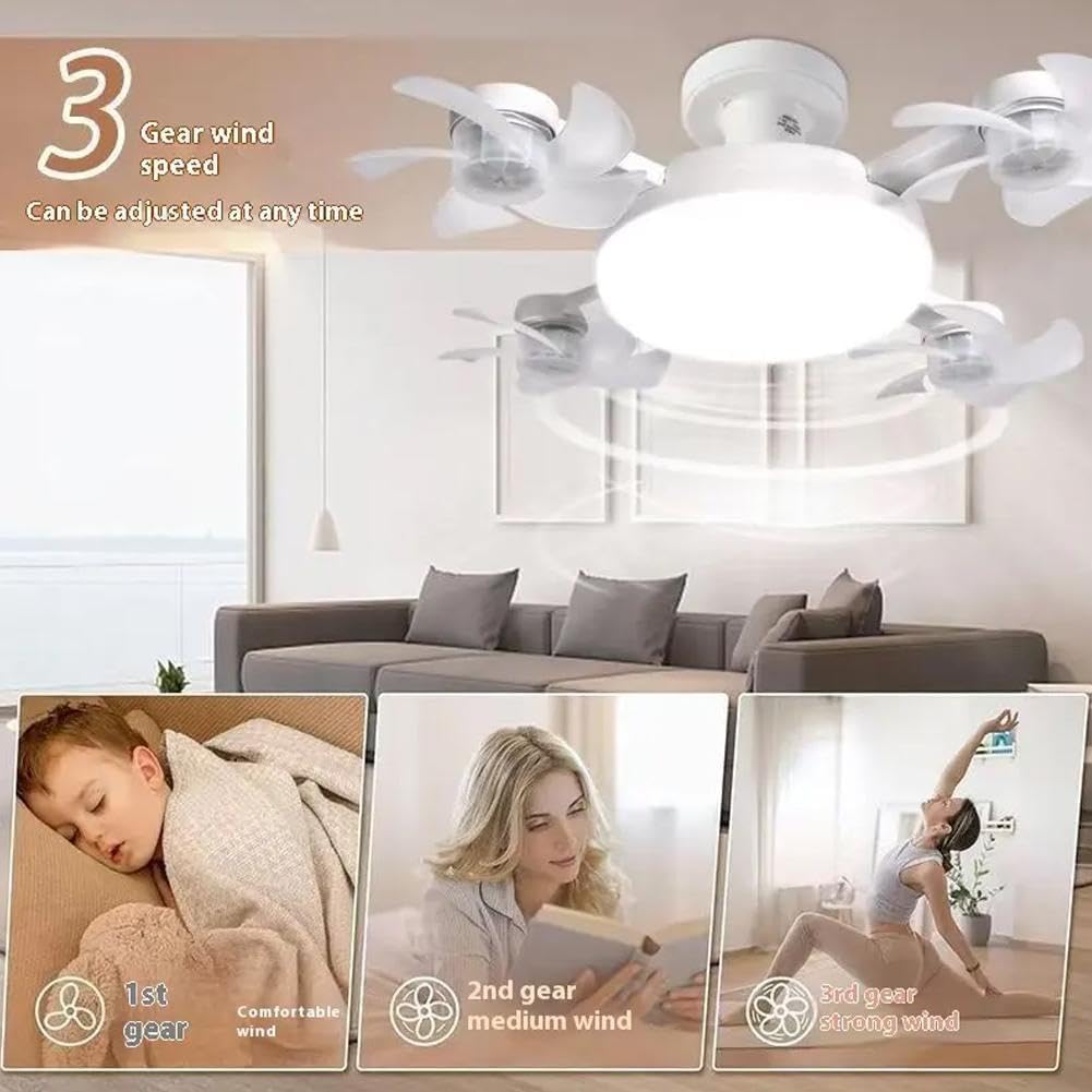 Ventilateur de Plafond LED Jaana AeroLight™ | Fraîcheur & Éclairage 2-en-1