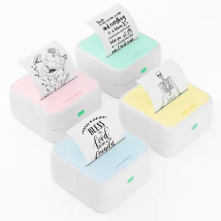 Jaana Printer : Mini Imprimante thermique +2 ROULEAUX OFFERTS + 1an garantie + livraison gratuite