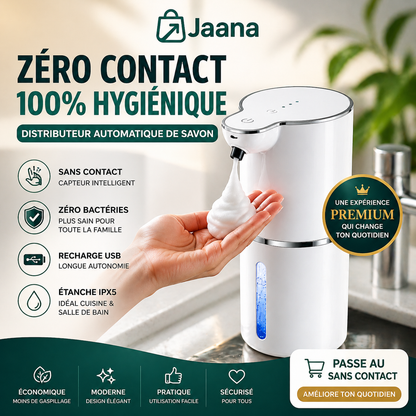 Distributeur Automatique de Savon Sans Contact – Ultra Hygiénique & Recharge USB