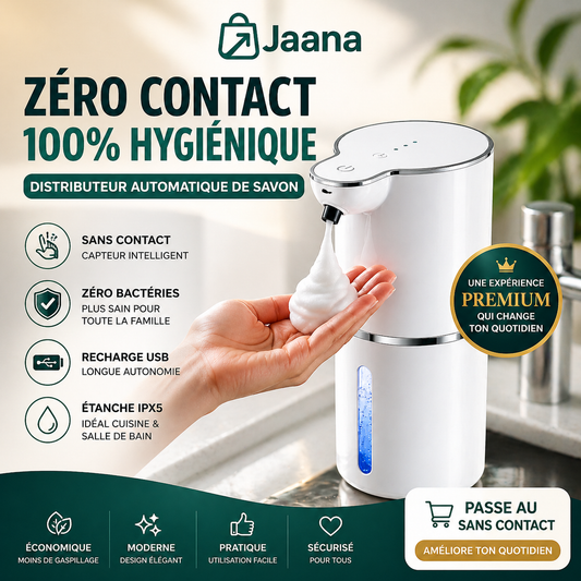 Distributeur Automatique de Savon Sans Contact – Ultra Hygiénique & Recharge USB