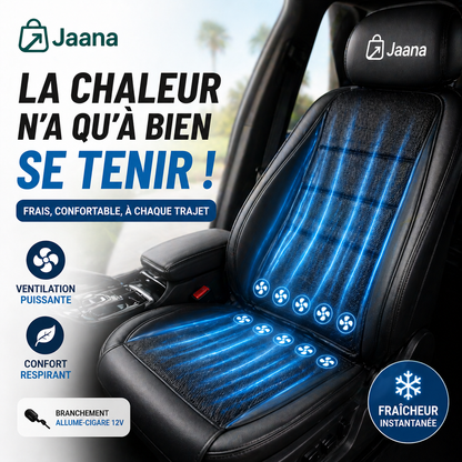 jaanaSeat Pro™ coussin de Siège Ventilé Finis la Sueur dans ton Siège. Finis les Douleurs de Dos.