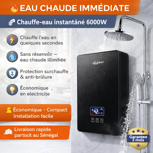 Chauffe-eau électrique instantané + livraison gratuite