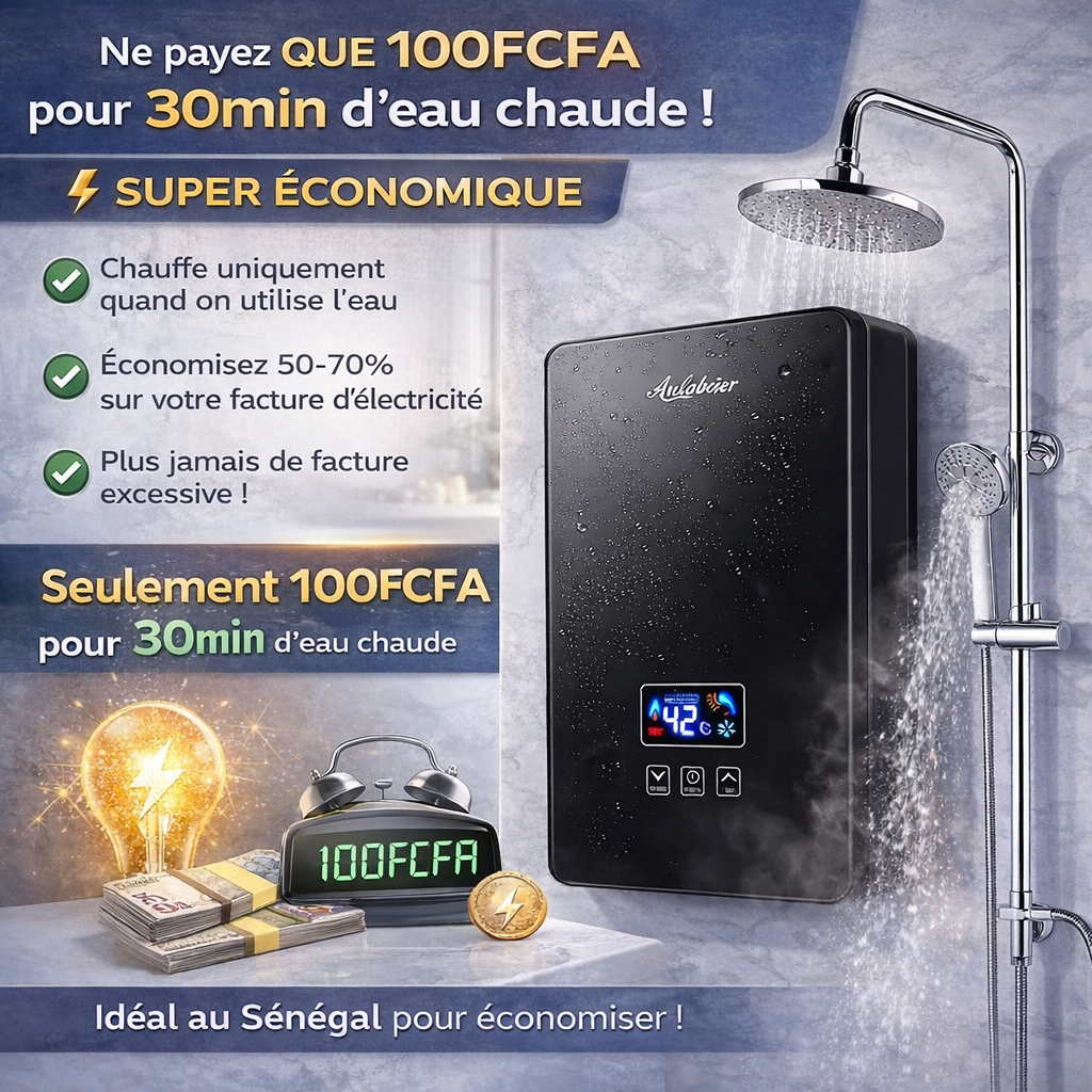 Chauffe-eau électrique instantané + livraison gratuite