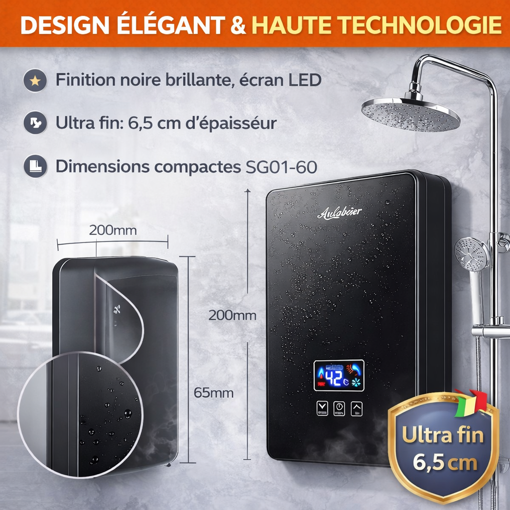 Chauffe-eau électrique instantané + livraison gratuite