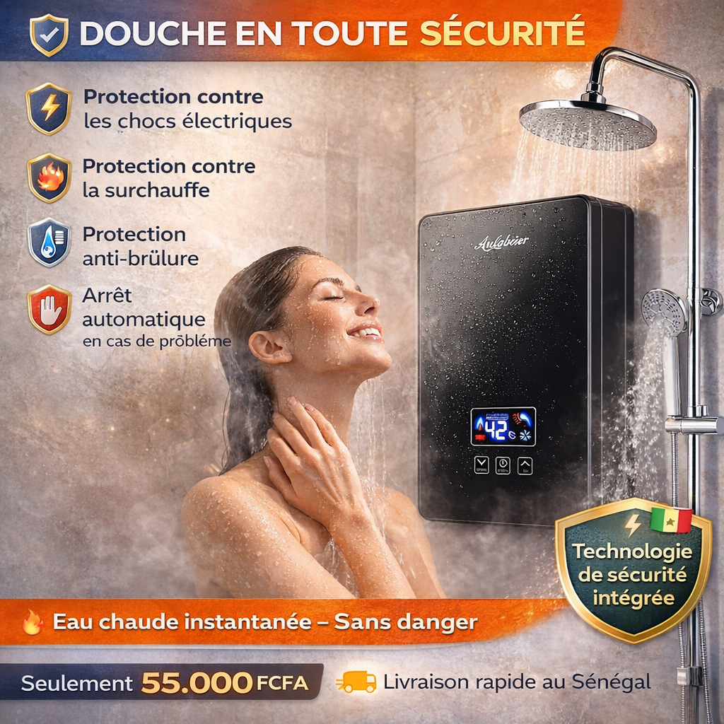 Chauffe-eau électrique instantané + livraison gratuite