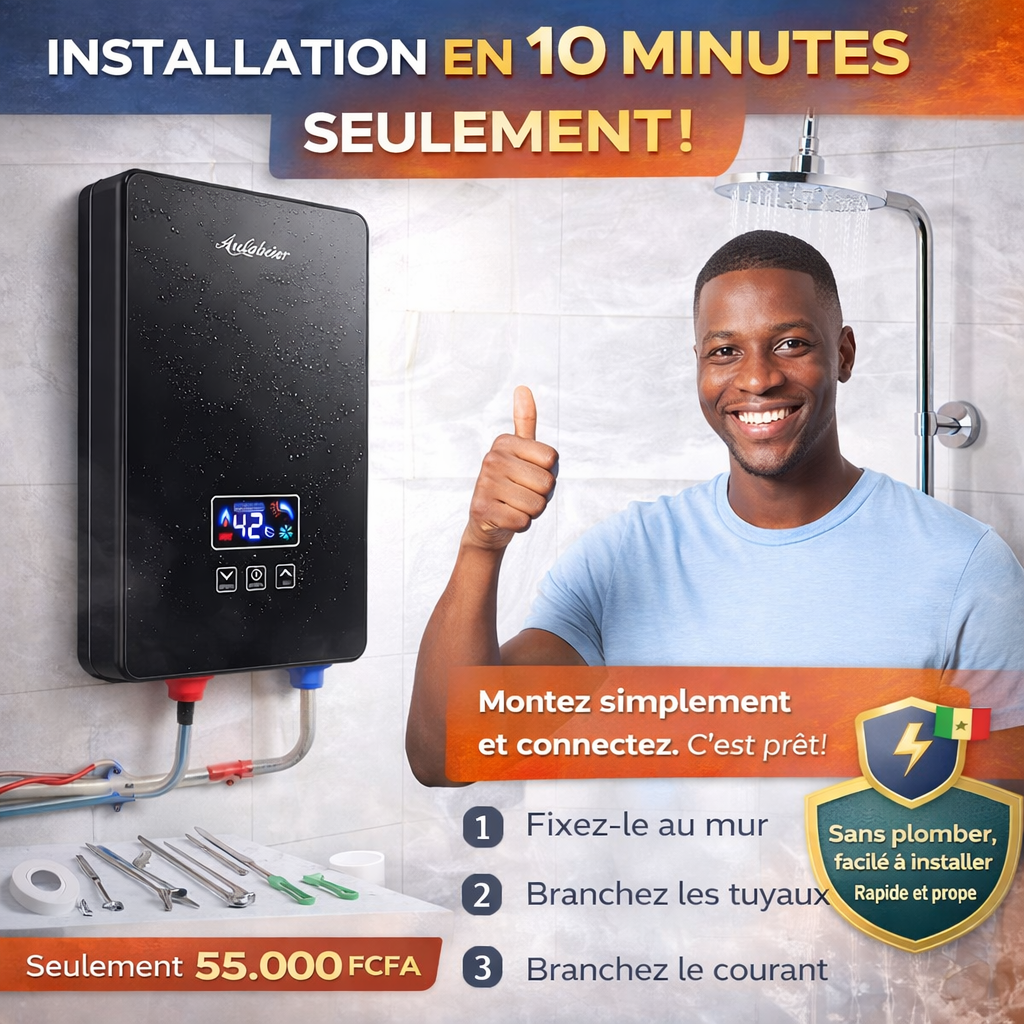 Chauffe-eau électrique instantané + livraison gratuite