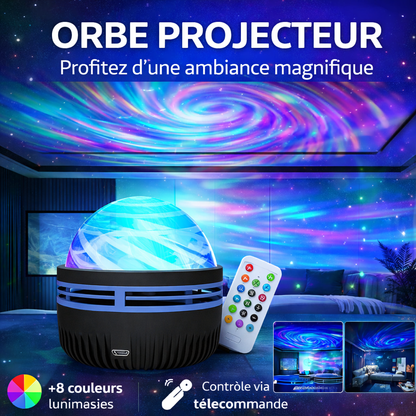Orbe Projecteur de décoration nébuleuse
