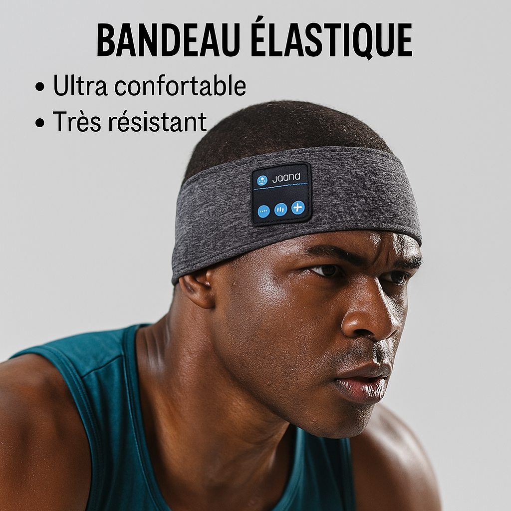 JaanaFlex : Bandeau Élastique Bluetooth 5.0 + livraison gratuite