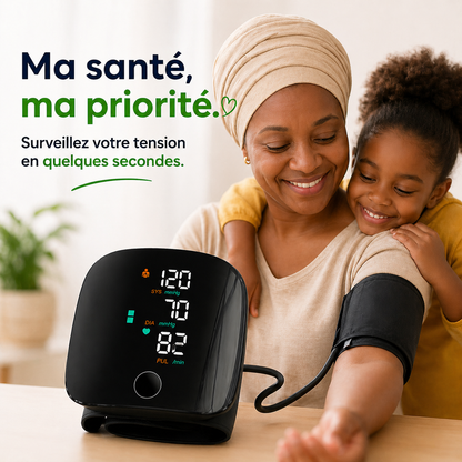 Tensiomètre Électronique Intelligent original – Précision Médicale avec Assistance Vocale 🔊 + chargeur offert et garantie
