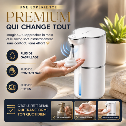 Distributeur Automatique de Savon Sans Contact – Ultra Hygiénique & Recharge USB