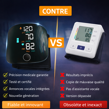 Tensiomètre Électronique Intelligent original – Précision Médicale avec Assistance Vocale 🔊 + chargeur offert et garantie