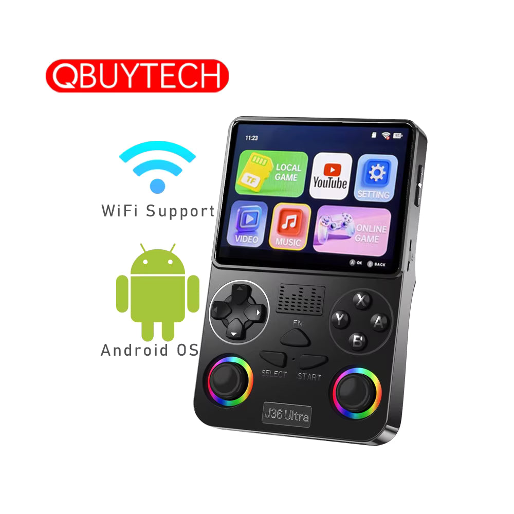 Console de jeux J36 ULTRA — 16 000 Jeux Rétro & Modernes + WiFi, YouTube & Multijoueur en ligne