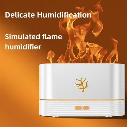Diffuseur de parfum et humidificateur a effet flamme