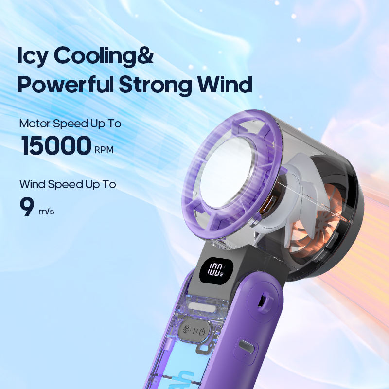 JAANA BREEZE™ – Le Climatiseur Portable 200 Vitesses avec Refroidissement Glacé et lampe torche integre❄️