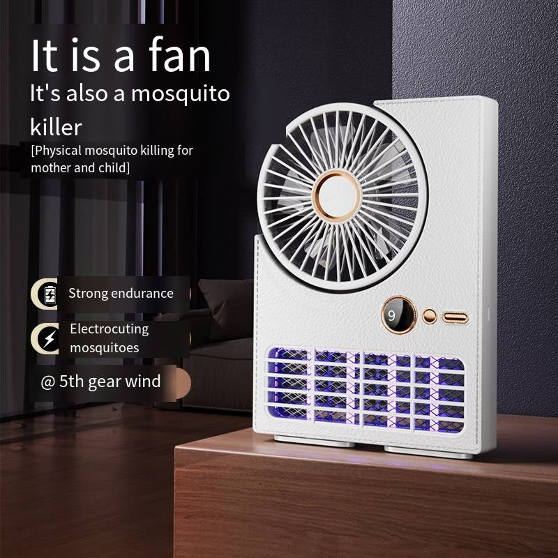 Ventilateur Anti-Moustique UV Rechargeable 3 en 1 Ultra Puissant