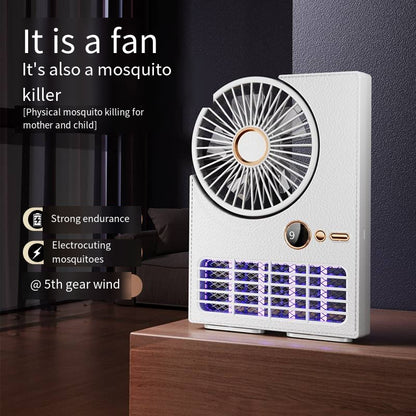 Ventilateur Anti-Moustique UV Rechargeable 3 en 1 Ultra Puissant