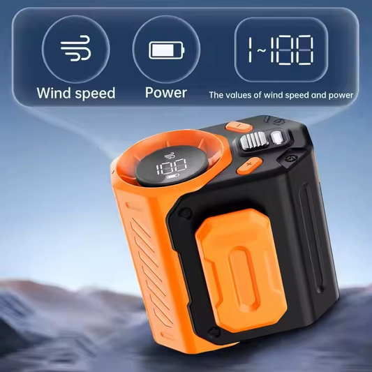 JaanaBreeze™ – Ventilo solaire, lampe & powerbank 3-en-1
