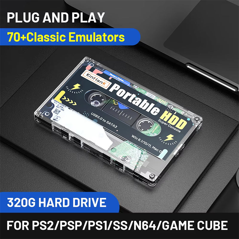 Super console : disque console de +10.000jeux modernes jusqua ps3 + 2 manette offerts