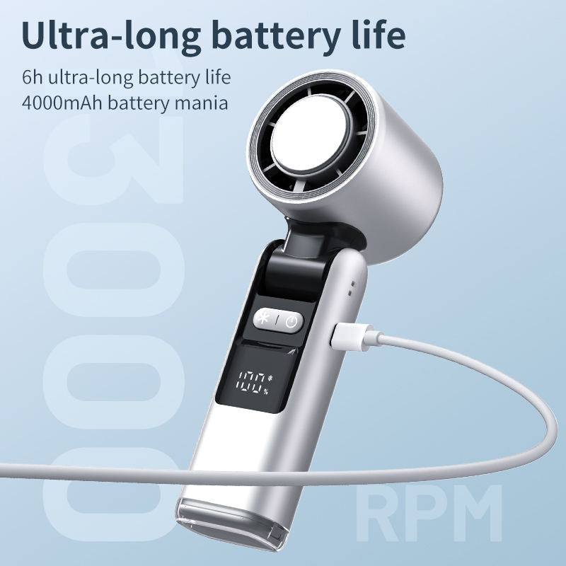JAANA BREEZE™ – Le Climatiseur Portable 200 Vitesses avec Refroidissement Glacé et lampe torche integre❄️