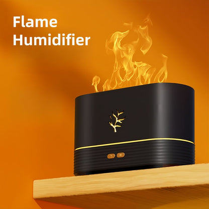 Diffuseur de parfum et humidificateur a effet flamme