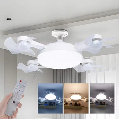 Ventilateur de Plafond LED Jaana AeroLight™ | Fraîcheur & Éclairage 2-en-1