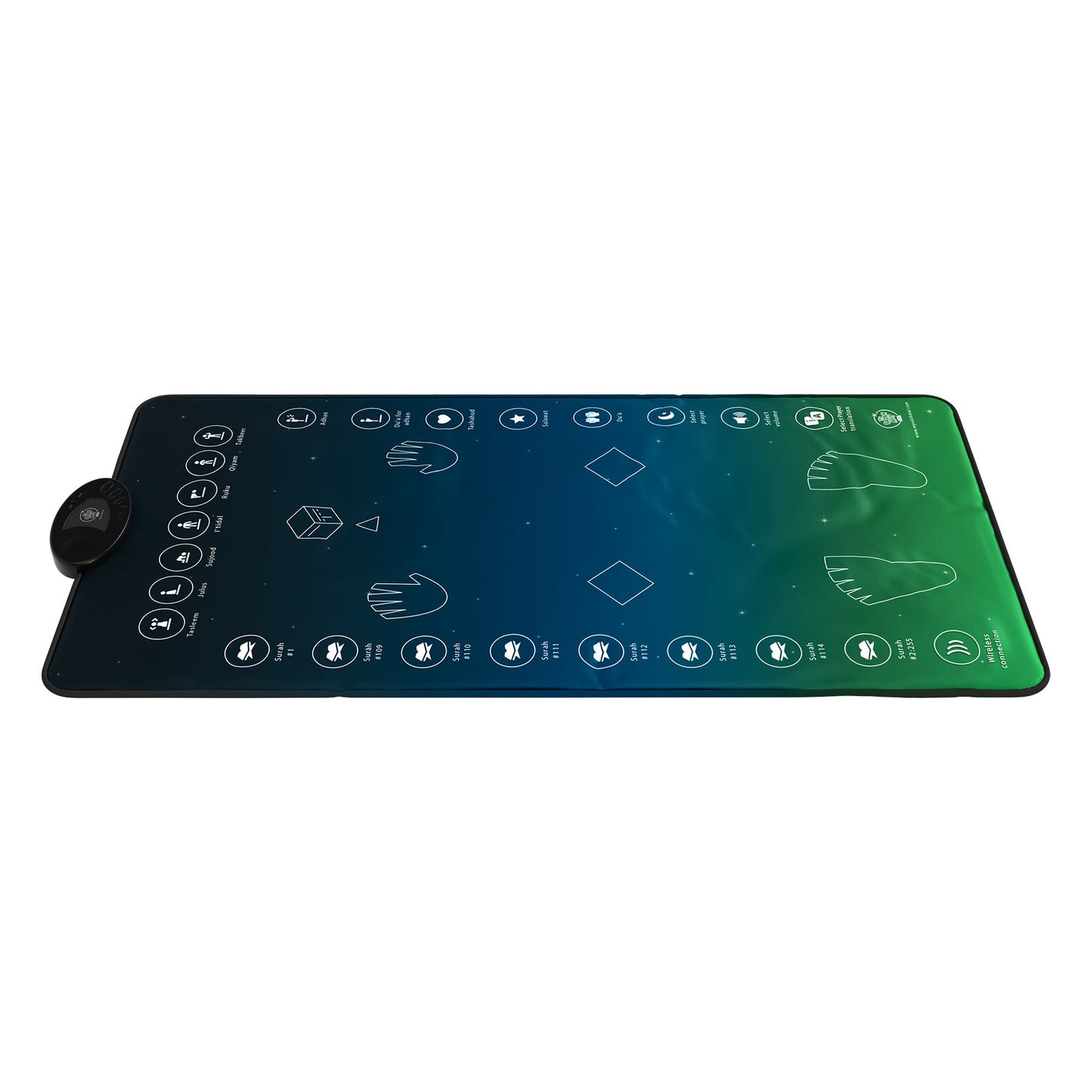 Tapis de Prière Interactif Adulte(+10ans) – Apprenez la Salat et les Duas Pas à Pas