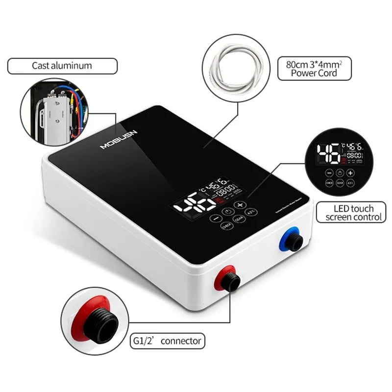 Chauffe-eau électrique instantané + livraison gratuite