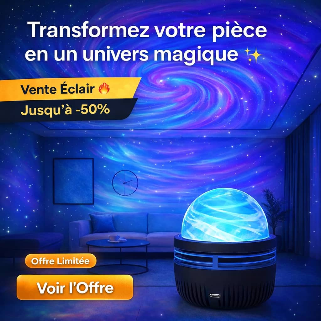 Orbe Projecteur de décoration nébuleuse