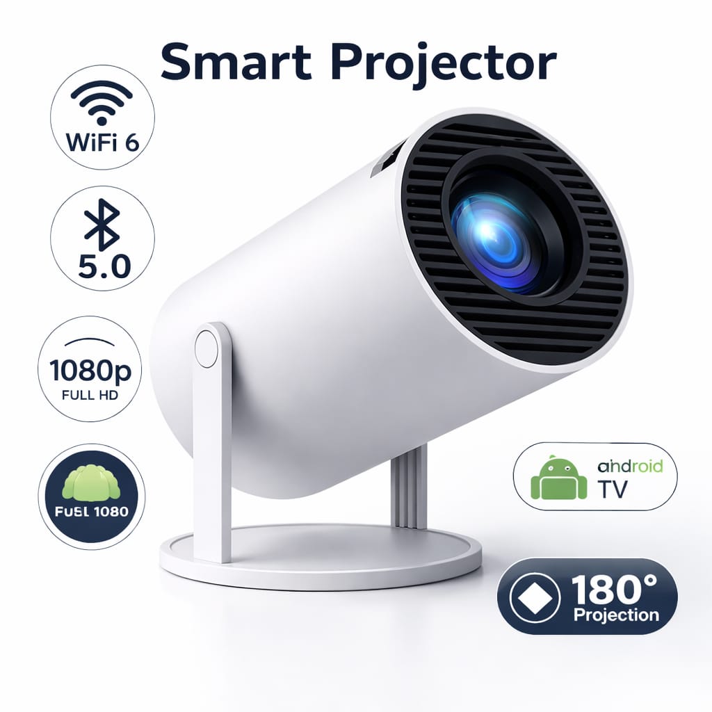 JAANA Smart Projecteur android 4k