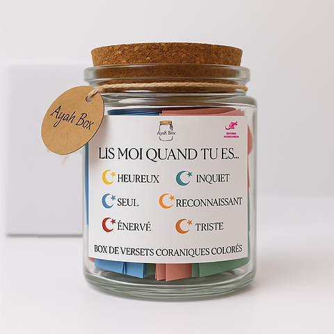 Bocal Coranique – 90 Versets traduits en français et classés par émotions (avec sources)