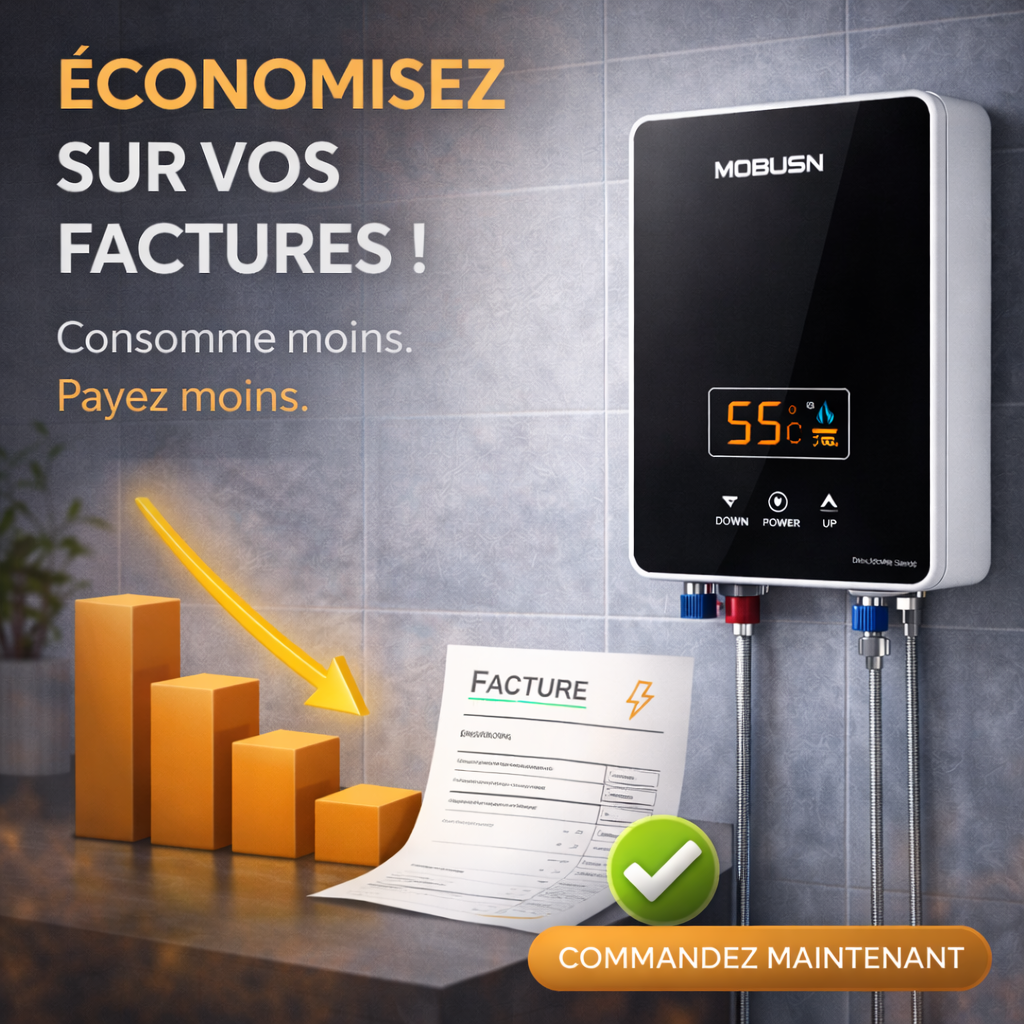 Chauffe-eau électrique instantané + livraison gratuite