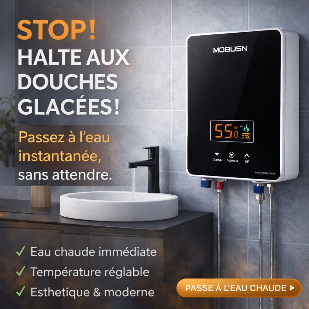 Chauffe-eau électrique instantané + livraison gratuite