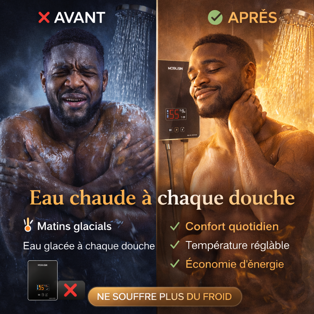 Chauffe-eau électrique instantané + livraison gratuite
