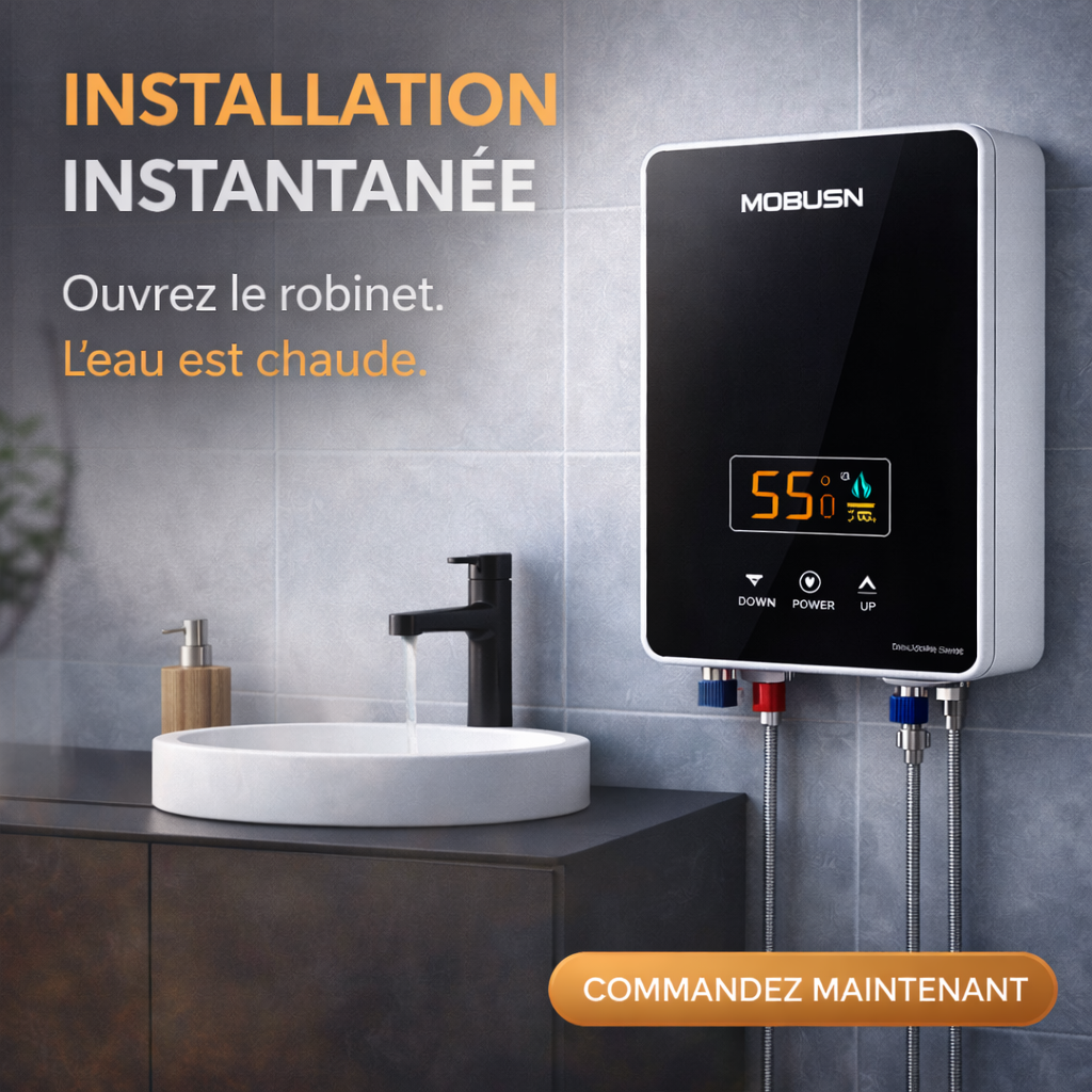 Chauffe-eau électrique instantané + livraison gratuite