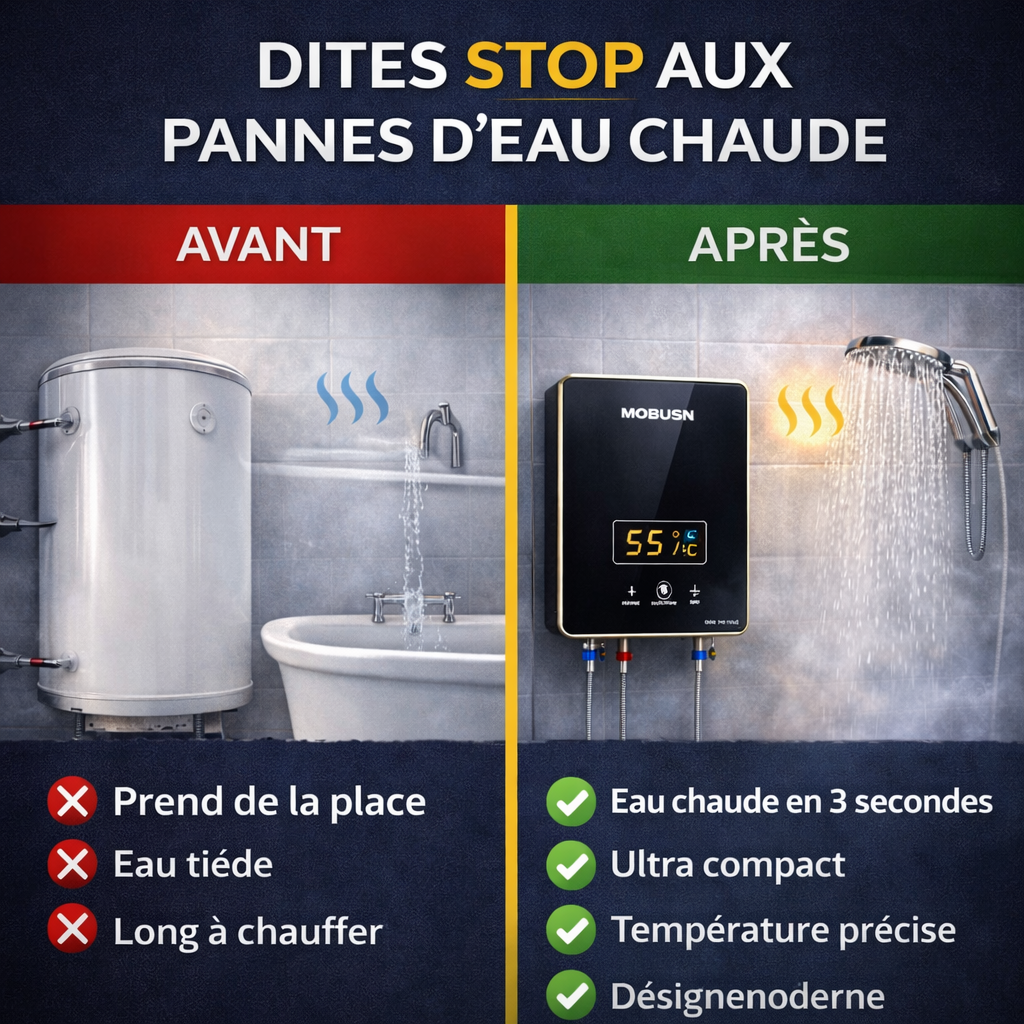 Chauffe-eau électrique instantané + livraison gratuite