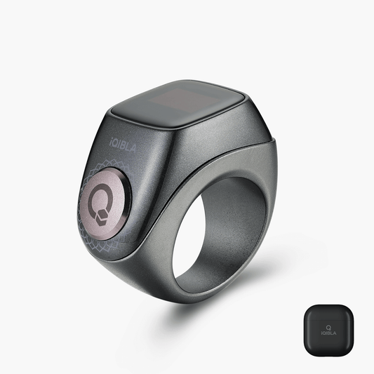 Jaana zikr Ring – Chapelet intelligent Connecté avec Rappels de Prière multifonction | Livraison gratuite