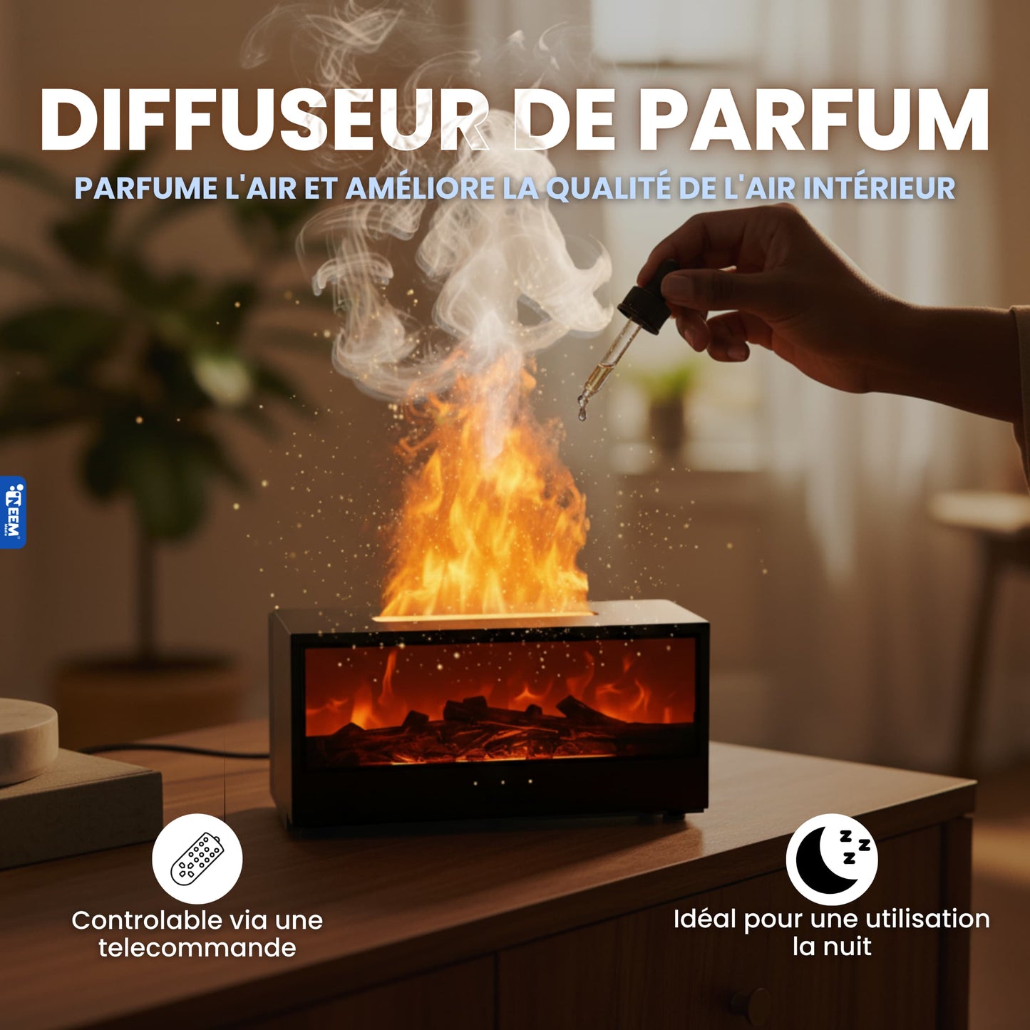 Jaana aurafire : Diffuseur de Parfum Cheminée + livraison gratuite